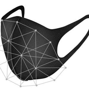 Black Breathable Washable Unisex Face Mask